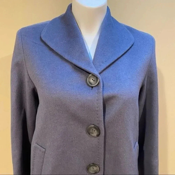Consistent Rocca  Foldera Bemberg 100% CuproAngora &Wool coat NWOT - Picture 4 of 15